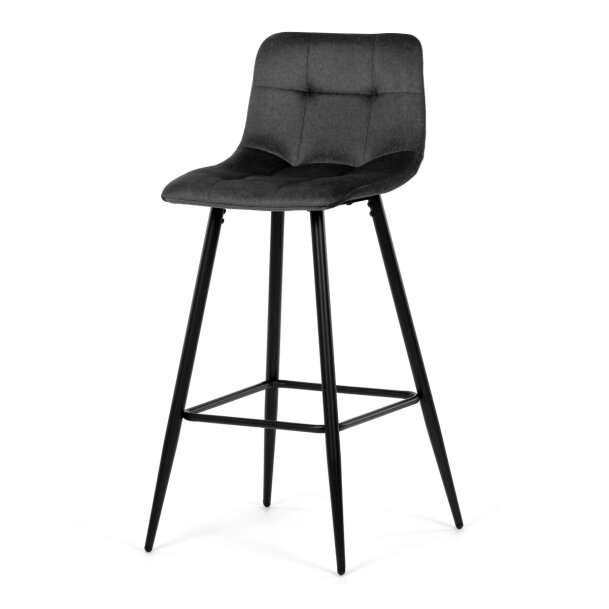 Židle barová šedá AUB-X7015 GREY2