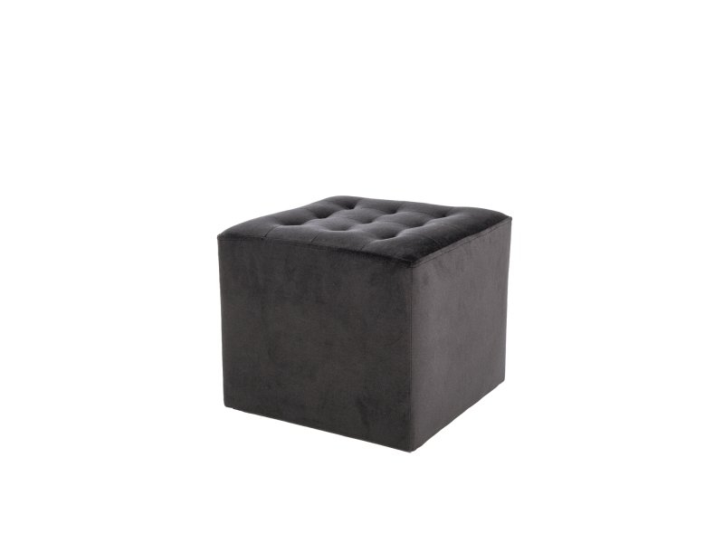 Taburet černá LORI VELVET BLUVEL