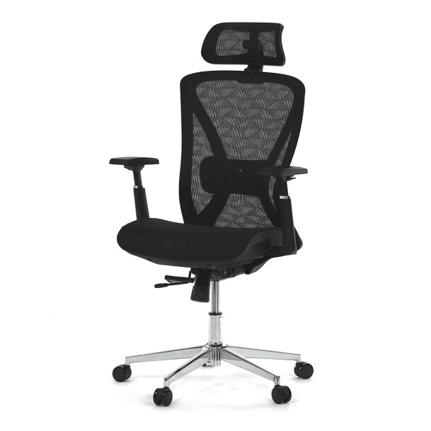 Kancelářská židle černá KA-S258 BK
