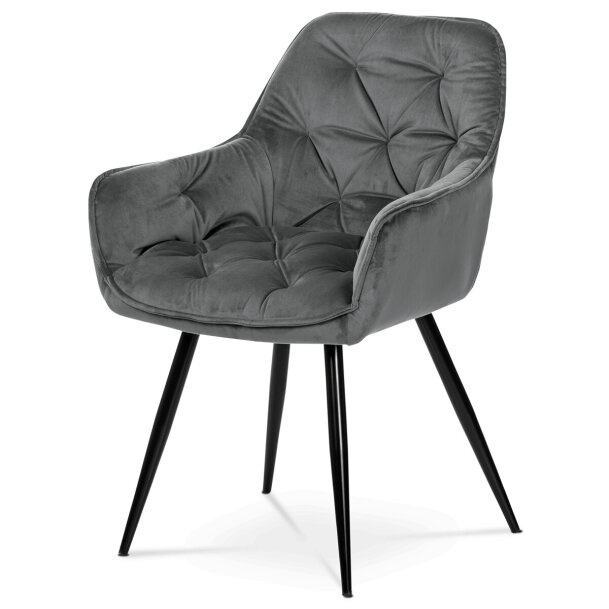 Židle jídelní šedá DCH-421 GREY4