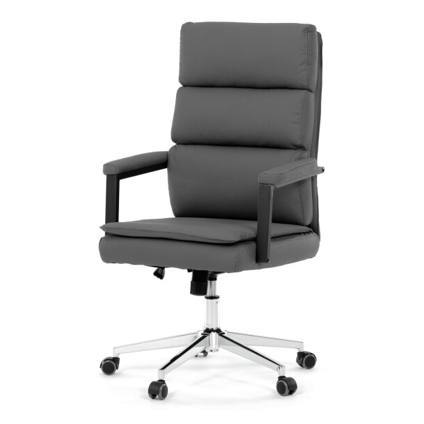 Kancelářská židle šedá KA-D8104 GREY