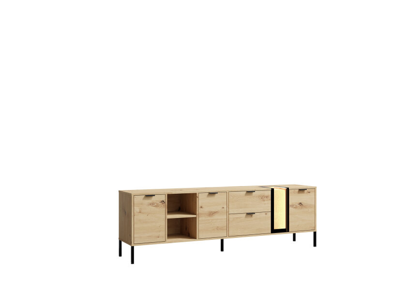 Stolek RTV artisan/přírodní EVOLUTION EV/4a