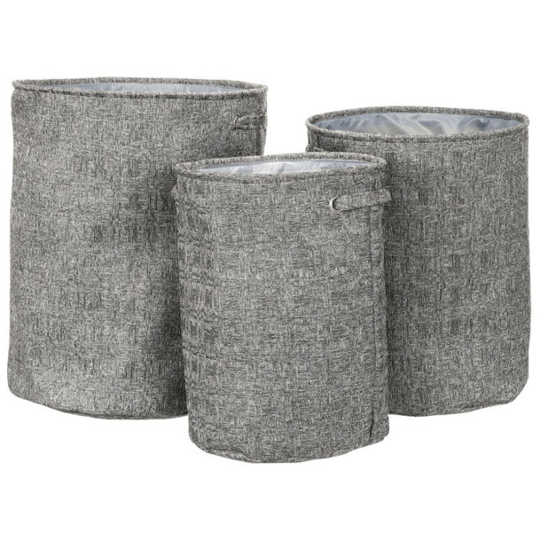 Koše na prádlo sada 3ks šedá LK9581 GREY