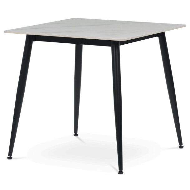 Stůl jídelní bílý mramor HT-398M WT