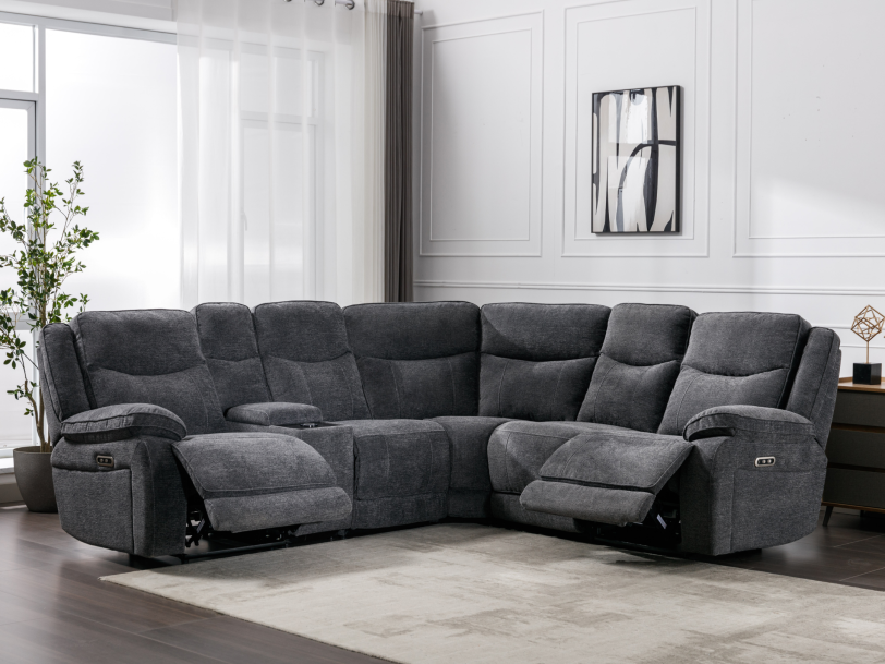 HERBERT rohová Dark Grey