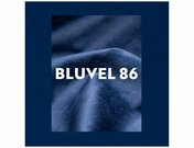 Křeslo jídelní modré AZALIA VELVET
