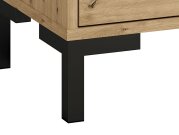 Botník se sedákem dub artisan NEVIO 05