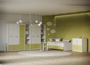 Postel s bokem dub premium KINDER