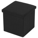 Taburet černá TAB-461 BK2