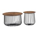 Set konferenčních stolků staré dřevo AF-3007 OLW