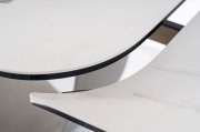 Stůl jídelní rozkládací amber bianco INFINITY CERAMIC