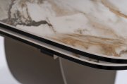 Stůl jídelní rozkládací amber bianco INFINITY CERAMIC