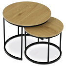 SET 2 ks stolků dub divoký CT-G1145 OAK