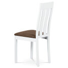 Židle jídelní bílá/hnědá BC-2602 WT