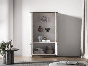 Vitrína dub windmil/cashmere VILAVIO 02