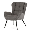 Křeslo ušák coffee AK-H9206 COF2