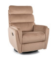 Křeslo relaxační šedé ARGOS VELVET