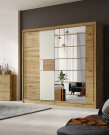 Šatní skříň dub artisan/cashmere AVANTGARDE AV-2-200