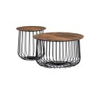 Set konferenčních stolků staré dřevo AF-3007 OLW