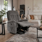 Křeslo polohovací elektrické šedá TV-Q8575 GREY2