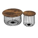 Set konferenčních stolků staré dřevo AF-3007 OLW