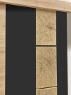 Šatní skříň artisan/grafit AVANTGARDE AV-1-200
