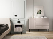 Noční stolek cashmere/MDF cashmere SOFIE 24