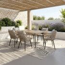 Stůl zahradní hnědá AZ-F1407 NAT
