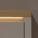 RTV stolek cashmere/dub kamenný NAXXAR NAXF01