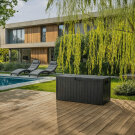Zahradní úložný box 280 L antracit AZB-G2075 GREY