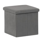 Taburet s úložným prostorem šedá TAB-471 GREY6
