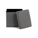 Taburet s úložným prostorem šedá TAB-471 GREY6