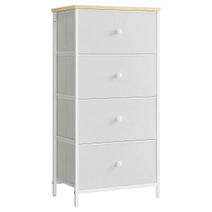 Komoda 4 zásuvky bílá AUK-E1031 WT