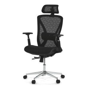 Kancelářská židle černá KA-S258 BK
