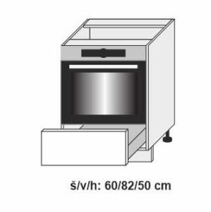 Kuchyňská skříňka dolní ESSEN WHITE AKRYL LESK D11K/60 KOMPAKT M- lava