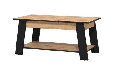 Stolek konferenční dub artisan/černá PIAVE