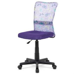 Židle Kancelářská fialová KA-2325