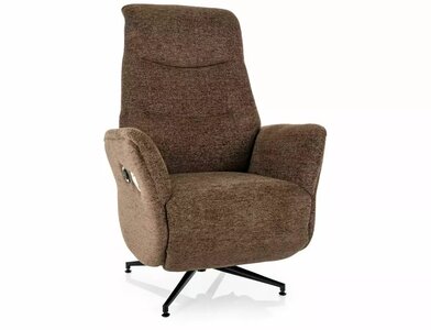 Křeslo otočné elektrické cappuccino NESTOR RAVEN