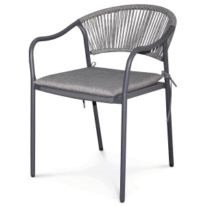 Židle zahradní šedá AZC-L1352 GREY