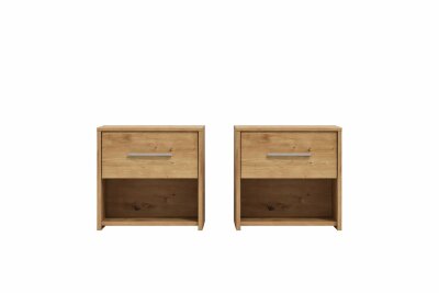 Stolek noční dub artisan GARONA 2ks