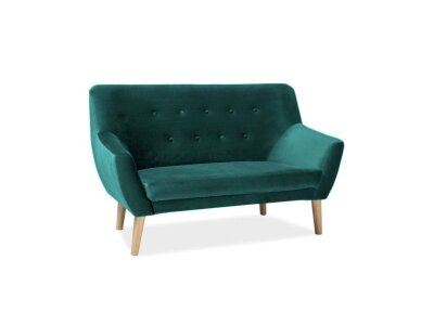 Pohovka zelená NORDIC 2 VELVET