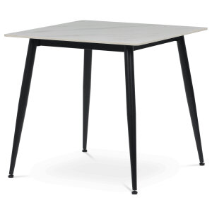 Stůl jídelní bílý mramor HT-398M WT