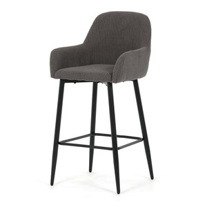 Židle barová šedá AUB-V4009 GREY6
