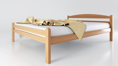 Postel s roštem 160x200 přírodní PINOKIO