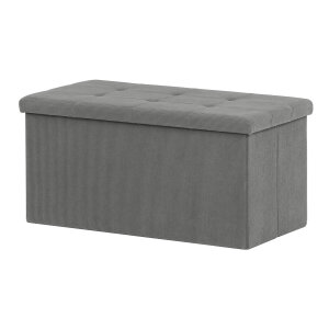 Taburet s úložným prostorem šedá TAB-472 GREY6