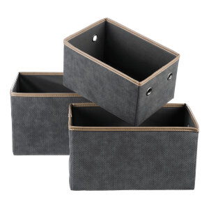 Koš látkový skládací šedá DT3006 GREY