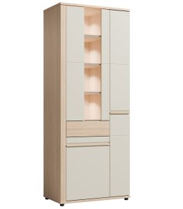 Vitrína riva/cashmere OSLO OS/2